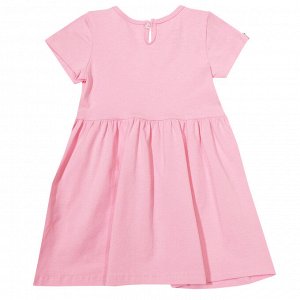 17011 Платье для девочки ментол,розовый