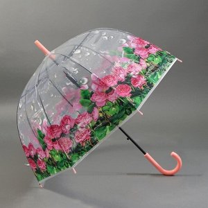 Зонт - трость полуавтоматический «Времена года», 8 спиц, R = 40 см, цвет МИКС