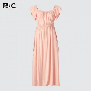 Женское платье, розовый