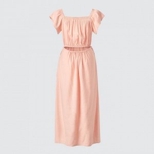 Женское платье, розовый