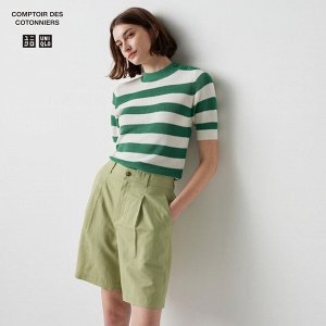 UNIQLO - стильные удлиненные шорты - 51 GREEN