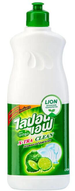 LION "Lipon" Средство для мытья посуды  750 (пуш-пул)  Бергамот /18шт/ Таиланд