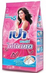 LION &quot;PAO&quot; Стир.порошок д/всех типов стир.маш.  110гр &quot;Soft Nano Tech&quot; (с кондиционером) /72шт/ Таиланд
