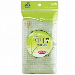 SUNG BO Мочалка д/душа "Bamboo Shower Towel " №152 (28х100см) средней жесткости /нейлон, бамбуковое волокно /200шт/