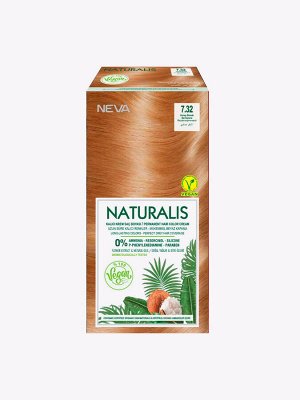 Крем-краска для волос Naturalis Vegan № 7.32 "Медово-коричневый", без аммиака