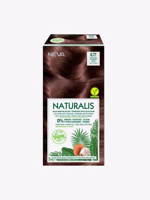 Крем-краска для волос Naturalis Vegan № 6.77 "Горячий шоколад", без аммиака