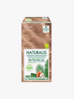 Крем-краска для волос Naturalis Vegan № 9.0 "Интенсивный очень светлый каштановый", без аммиака