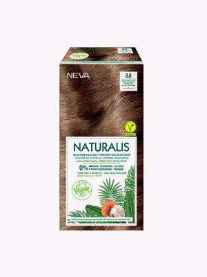 Крем-краска для волос Naturalis Vegan № 8.0 "Интенсивный светлый каштановый", без аммиака
