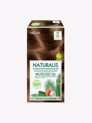 Крем-краска для волос Naturalis Vegan № 7.7 "Карамель", без аммиака