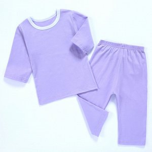 Пижама детская с рукавами 1/2 и укороченными штанами цвет: ФИОЛЕТОВЫЙ