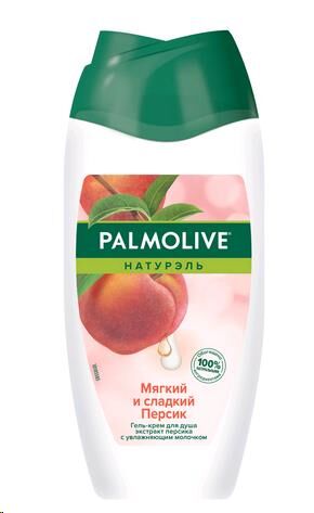Palmolive Натурэль гель д/душа кремов. 250мл увлаж. д/в тип.кожи персик флакон 1шт / 12шт / TR01983A / 050357