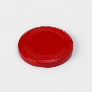 Крышка для консервирования, ТО-66 мм, металл, цвет красный, упаковка 20 шт