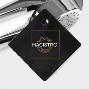 Пресс для чеснока Magistro Volt, нержавеющая сталь, цвет серебряный