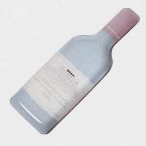 Блюдо сервировочное Доляна «Вино», 34.5x11.5x1.5 см, стекло, разноцветное