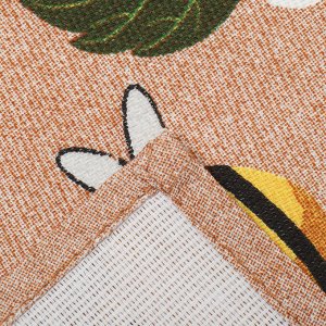 Набор кухонных полотенец Доляна Bee and bunny 2 шт., 28?46 см, рогожка, 100% хлопок, 160 г/м?