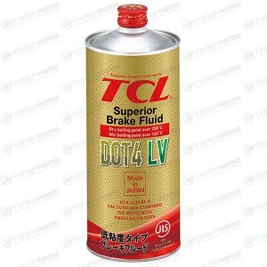 Жидкость тормозная TCL Superior Brake Fluid, DOT 4 LV, 1л, арт. 02999