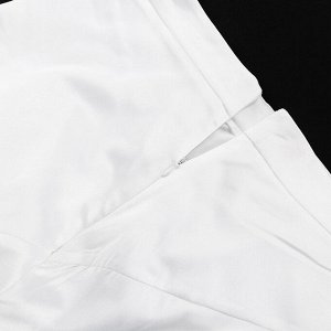 Женский костюм: кофта с длинным рукавом + юбка, цвет белый