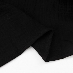 Женский костюм: рубашка без рукавов + брюки, цвет черный