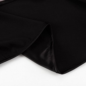 Женский костюм: рубашка + брюки, с сетчатыми вставками, цвет черный