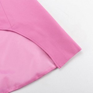 Женское платье-пиджак, со съемной юбкой, цвет розовый