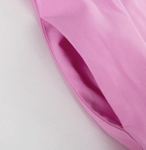 Женское платье с коротким рукавом, с v-образным вырезом, цвет розовый