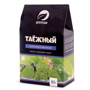 Травяной чай "Таёжный", 80 г (бадан, смородина, малина)
