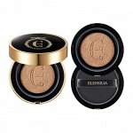 Elensilia Кушон для лица натуральный-бежевый 23 тон ELENSILIA ESCARGOT ESSENCE COVER CUSHION PREMIUM  (N23)  15 гр