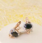 Серьги позолота H01-1200