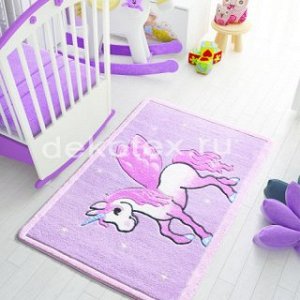 Коврик CONFETTI KIDS из 1 шт 100х150см PONY  (сиреневый)