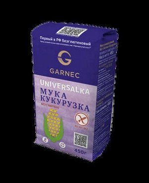 Мука универсальная "Кукурузка" без глютена Гарнец, 450 г