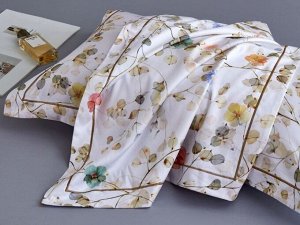 Комплект постельного белья 1,5-спальный, египетский хлопок Premium 2147-4S