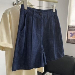 Женские джинсовые шорты, темно-синий