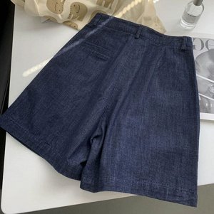 Женские джинсовые шорты, темно-синий