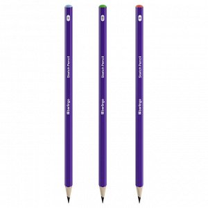 Набор карандашей ч/г Berlingo ""Sketch Pencil"" 3шт., H, HB, B, заточен., картон. упаковка, европодвес
