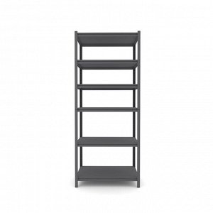 Стеллаж металлический для склада Everest Beamy Luxe-100, 6 полок, разборный, 220x90x40 см, тёмно-серый