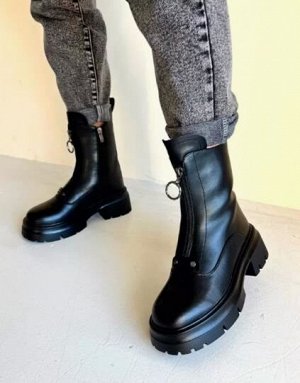 Ботинки женские LF B024-1-TN1M черный