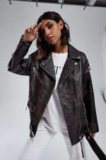 Кожаная куртка в винтажной коже