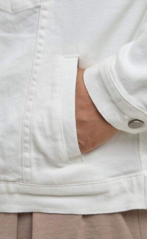 Куртка женская  джинсовая F412-1227 white белая