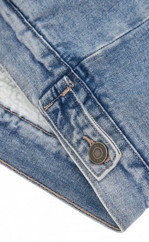 FINE JOYCE Куртка мужская  джинсовая утепленная F021-1370-01W l.blue