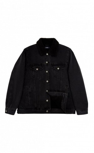FINE JOYCE Куртка мужская джинсовая утепленная F021-1370-01W retro black