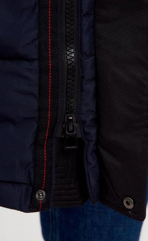Куртка мужская зимняя с капюшоном SCM-JW708-CR темно-синяя