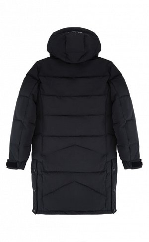 Куртка мужская зимняя удлинённая с капюшоном SCM-IW717-C темно-серая