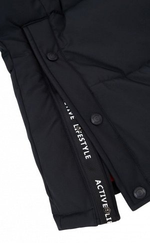 Куртка мужская зимняя удлинённая с капюшоном SCM-IW717-C темно-серая