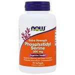 Now Foods, Фосфатидилсерин Extra Strength, 300 мг, 50 желатиновых кап.