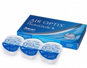 AIR OPTIX 1-мес контактные линзы AirOptix Plus HydraGlyde 3 линзы