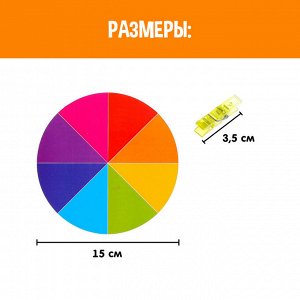 Развивающая игра с прищепками «Формы, овощи и фрукты», по методике Монтессори