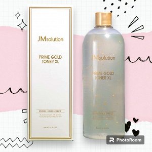 JMsolution Тонер увлажняющий с коллоидным золотом, PRIME GOLD TONER XL 600 мл