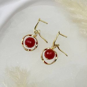 Серьги из Сердолика