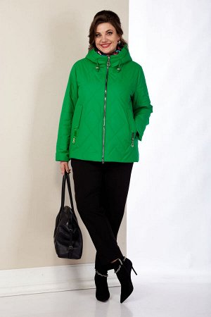 Куртка Куртка SHETTI 2142 ярко-зеленый 
Состав: ПЭ-100%;
Сезон: Весна
Рост: 164

Куртка женская на весну демисезонная с капюшоном универсальная вещь, которая может стать незаменимой в вашем гардеробе