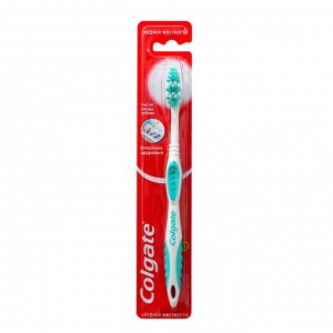 Зубная щетка Colgate Классик плюс, средней жесткости, микс